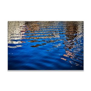 Un reflet des cabanes ostréicoles , photo de Sabine Chabot